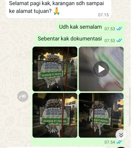 Pengiriman Papan Bunga Selamat Pagerwangi Lembang