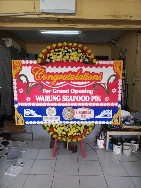 Papan Bunga Ucapan Selamat Pagerwangi Lembang